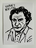 Harvey Keitel Postcard