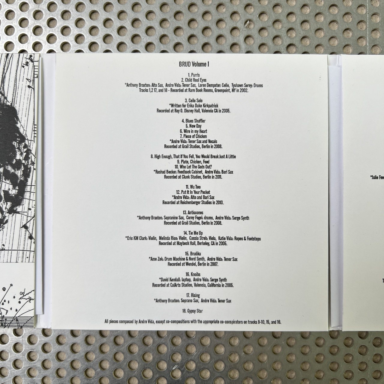 Brud: Volumes I-III (1995-2011), Andre Vida, PAN