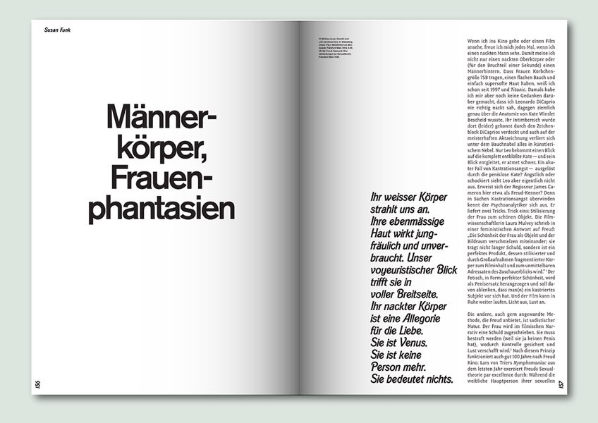 Body of Work - Design - Magazines / Journals