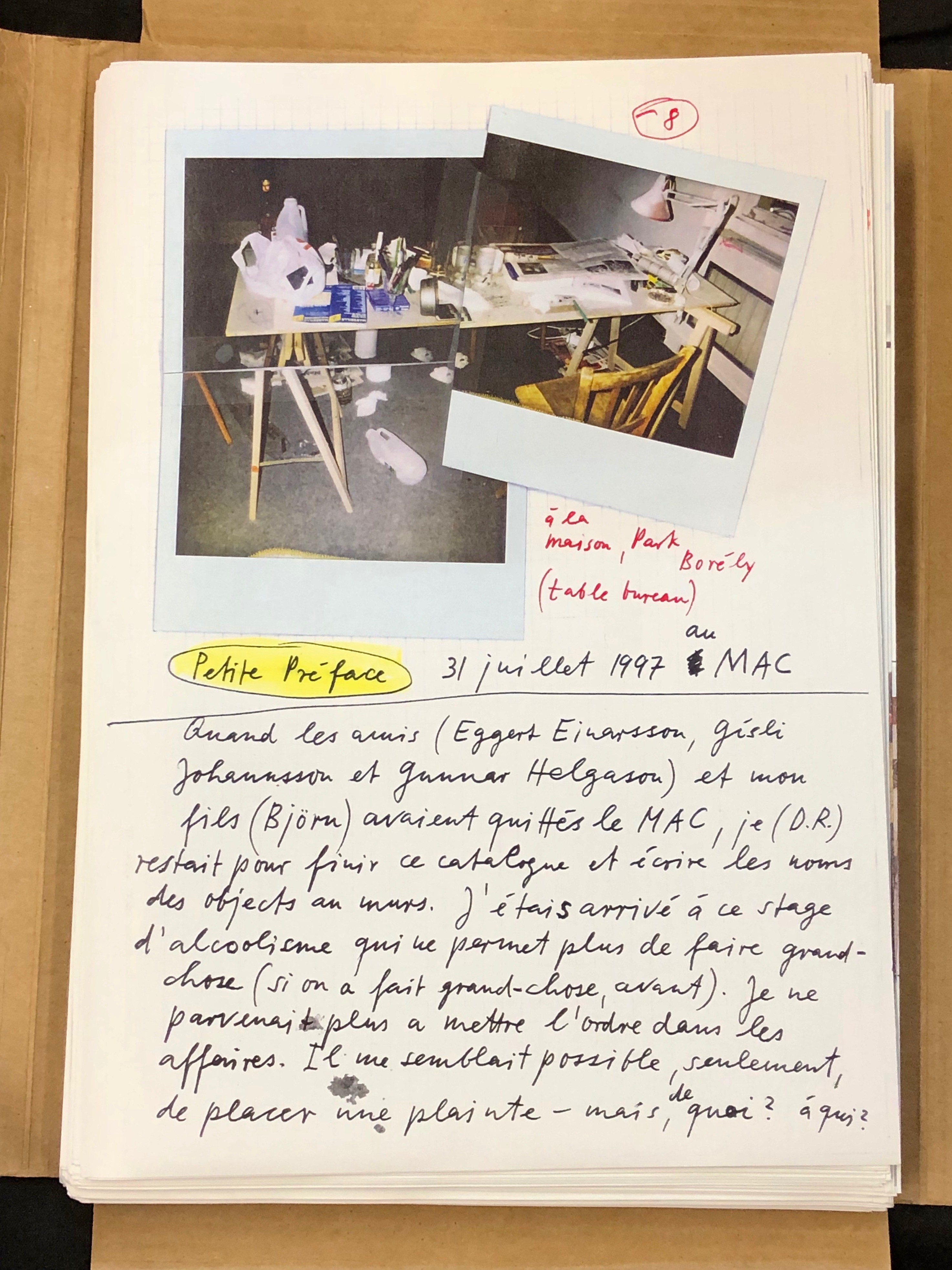Dieter & Bjorn Roth: MAC Marseille, 1997(Special Edition)