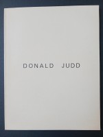 Donald Judd: Fifteen works