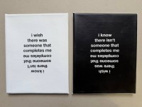 Ben Ross „i wish, i know“ Diptychon, 2025