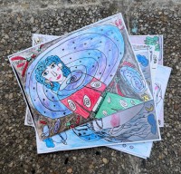 7 postcards pack