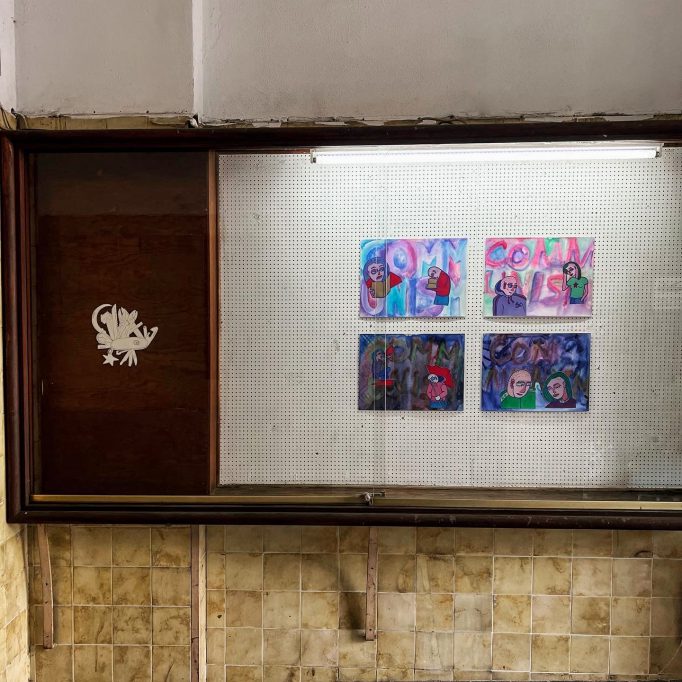 Mind The Gap, Cazul101’s group show, Dan Perjovschi, Anca Bucur, artistic duo SABA (Silvia Amancei and Bogdan Armanu), Nicoleta Moise, Adriana Preda, Ioana Gheorghiu and Megan Dominescu, 28.04.2022 - 30.06.2022, Motto Berlin